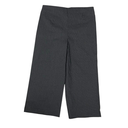 Jules & Leopold Grey Pin Striped Wide Leg Dress Pants