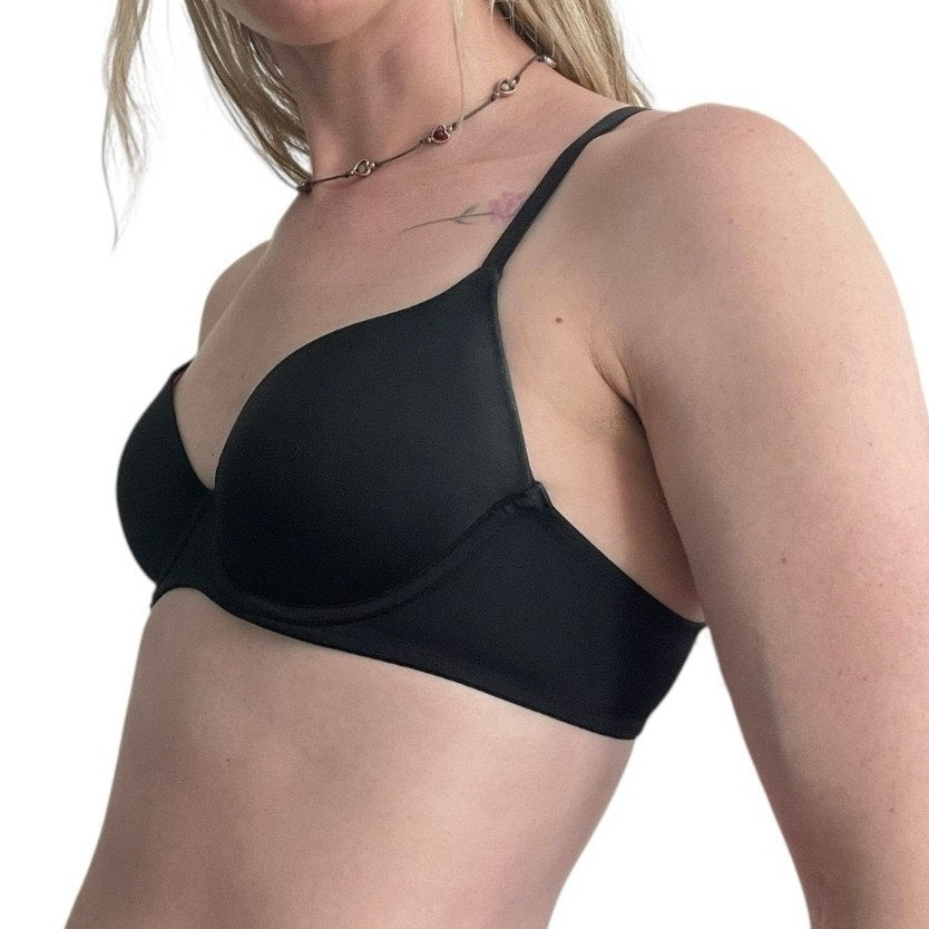 PINK Victoria's Secret Black Wear Everywhere Lightly Lined Bra