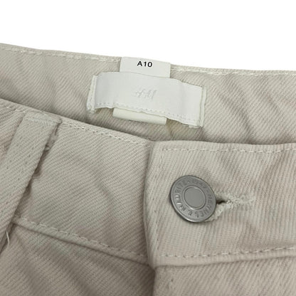 H&M Denim Cream High Rise Jeans