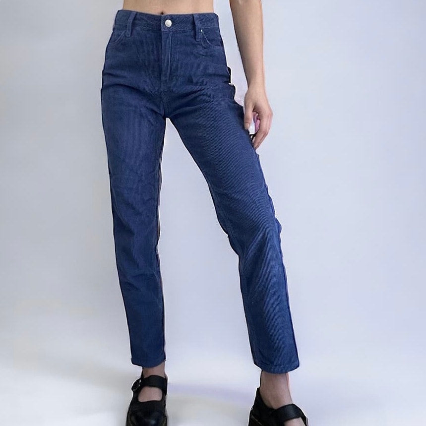 BDG Urban Outfitters Blue Corduroy Mom High-Rise Pants