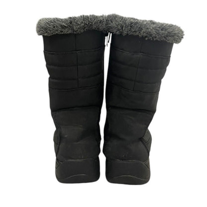 Alpine Design Black Slalom Fur Lined Winter Snow Boots