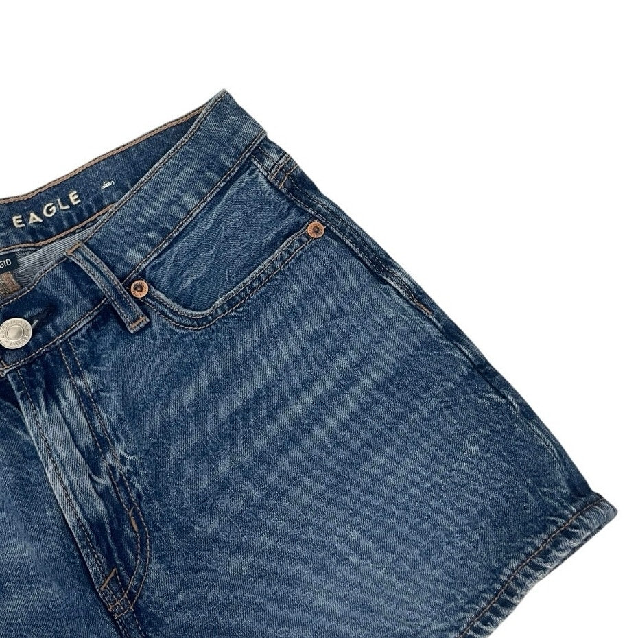 American Eagle Strigid Relaxed Mini Jean Shorts