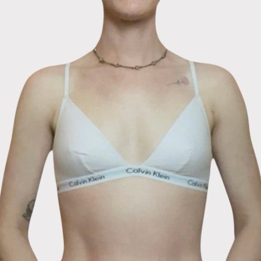 Calvin Klein Light Pink Triangle Bralette