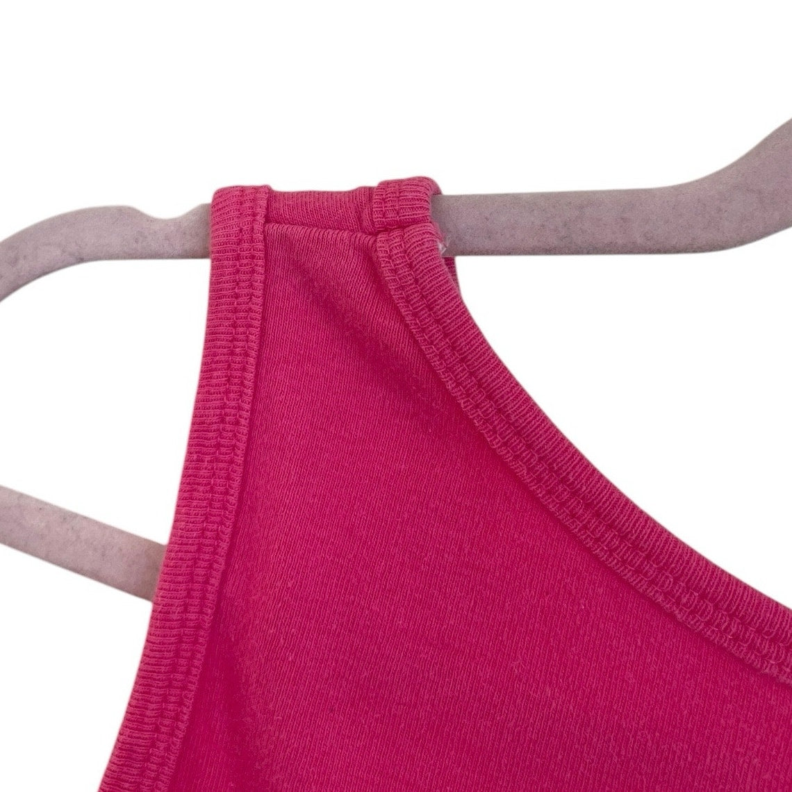 Anvil Pink Las Vegas Cropped Graphic Tank Top