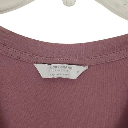 Lucky Brand Soft Pink V-Neck Tank Top