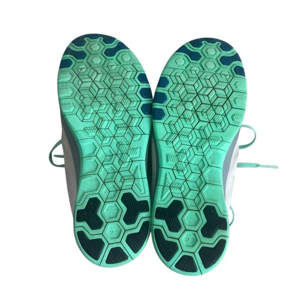 Nike 5.0 Free Tr Fit 5 Turquoise & White Athletic Sneakers
