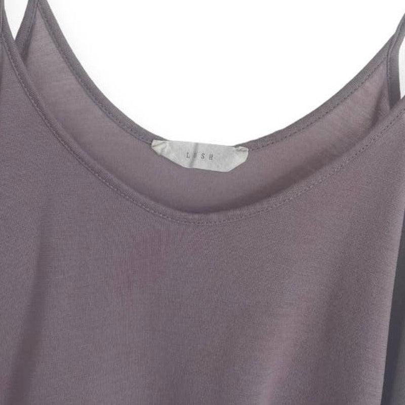 Lush Soft and Stretchy Lavender Billowy Tank Top