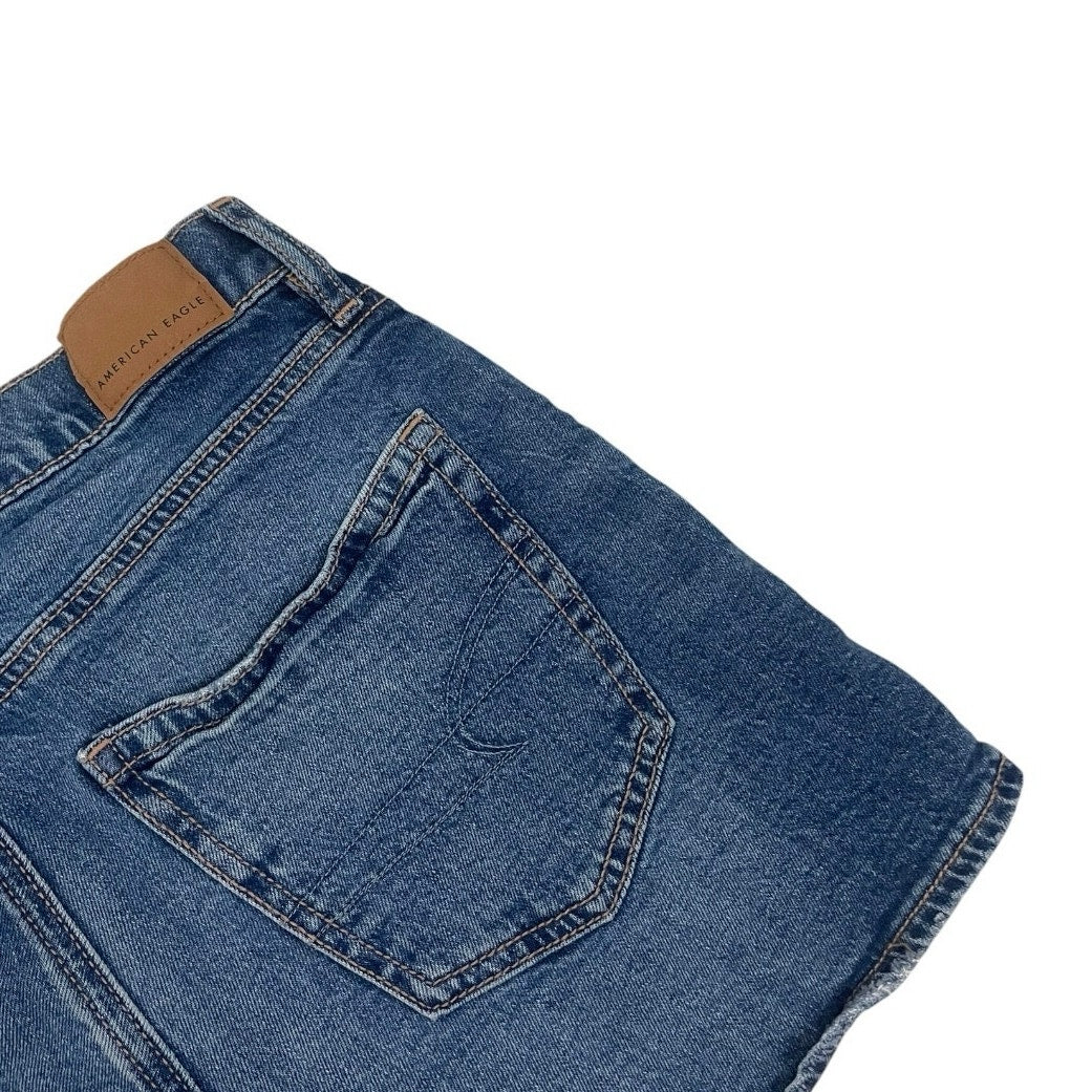American Eagle Strigid Relaxed Mini Jean Shorts