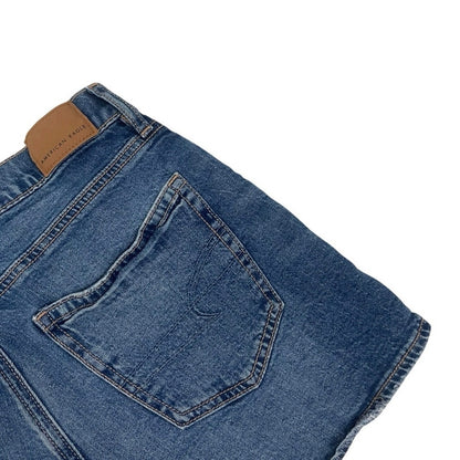 American Eagle Strigid Relaxed Mini Jean Shorts