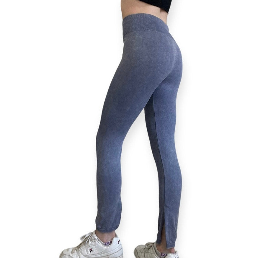 Bo + Tee Blue Athletic Leggings