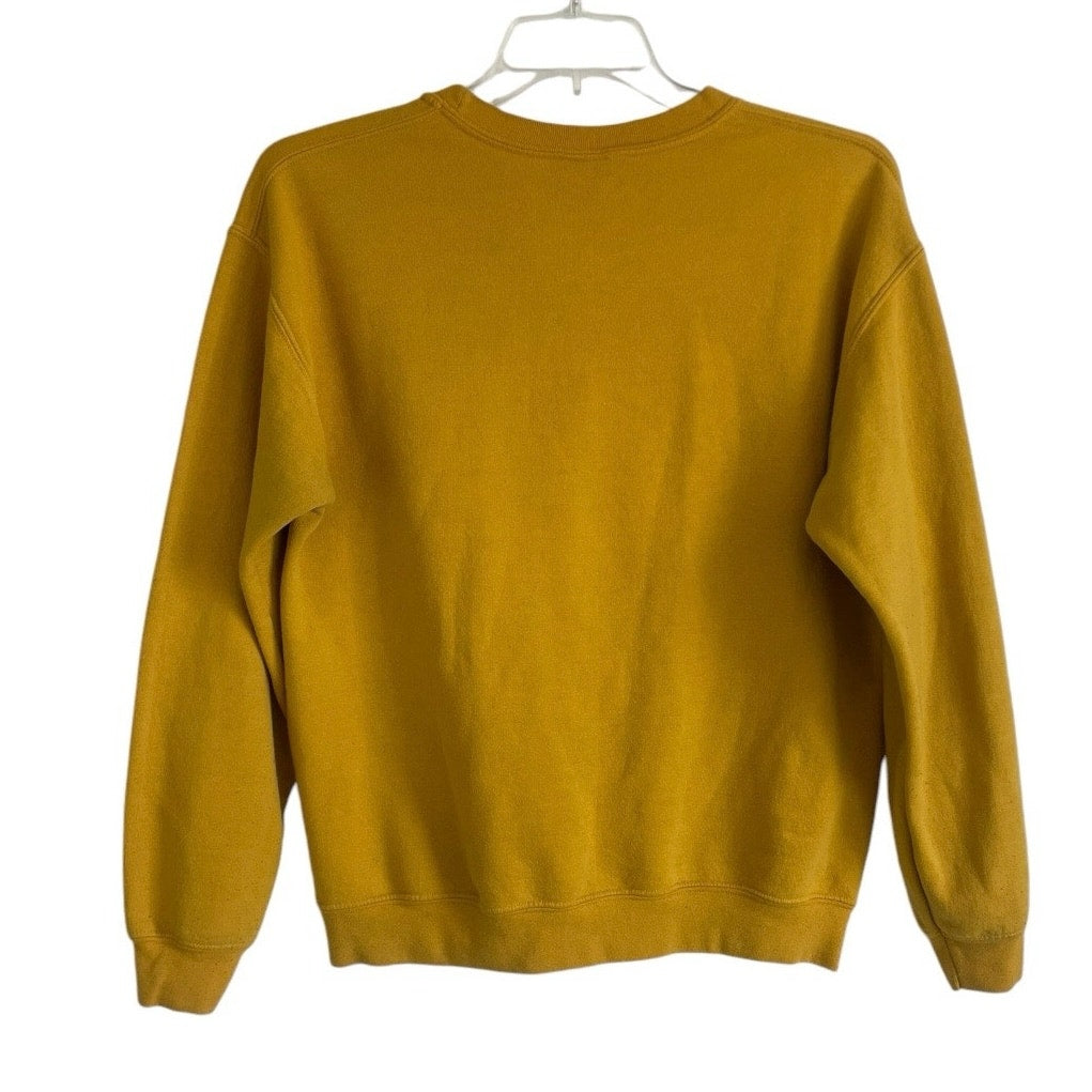 Gildan Yellow Kind Is Cool Graphic Crewneck Sweatshirt