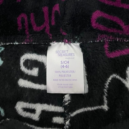 Secret Treasures Black Fluffy Pajama Pants