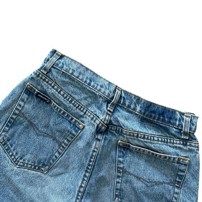Jordache Denim Midi High Rise Jean Shorts