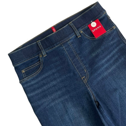 NWT Spanx Midnight Shade Pull-On Tall High Rise Flare Jeans