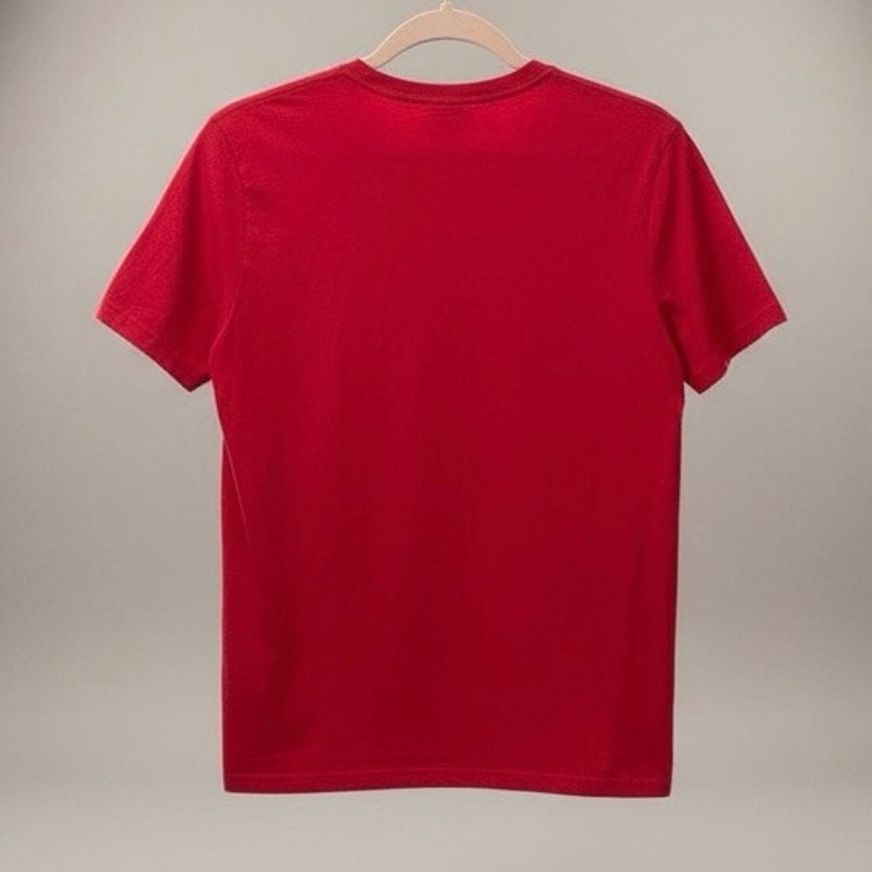 Tommy Hilfiger Mens Red Short Sleeve Cotton Tee