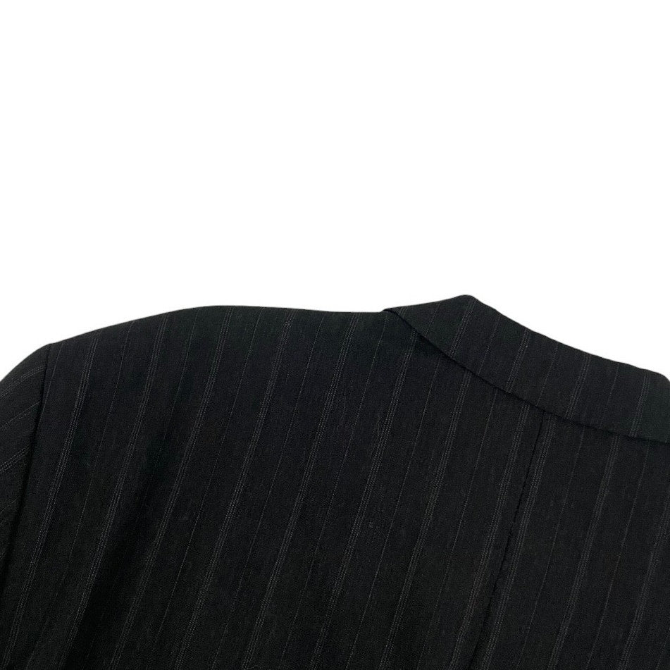 CHAPS Ralph Lauren Mens Grey Pinstripe Wool Sport Coat Blazer