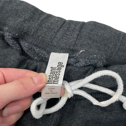 Instant Message Grey Sassy Pants Sweatpants