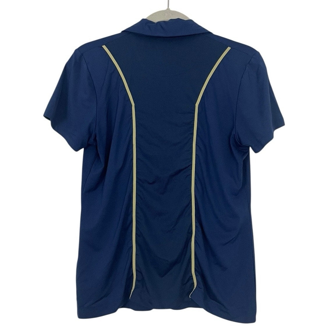 EP New York Active Navy Blue & White Contrast Short Sleeve Polo Shirt