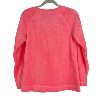 SO Intimates Vibrant Pink Soft Fluffy Fur Long Sleeve Top