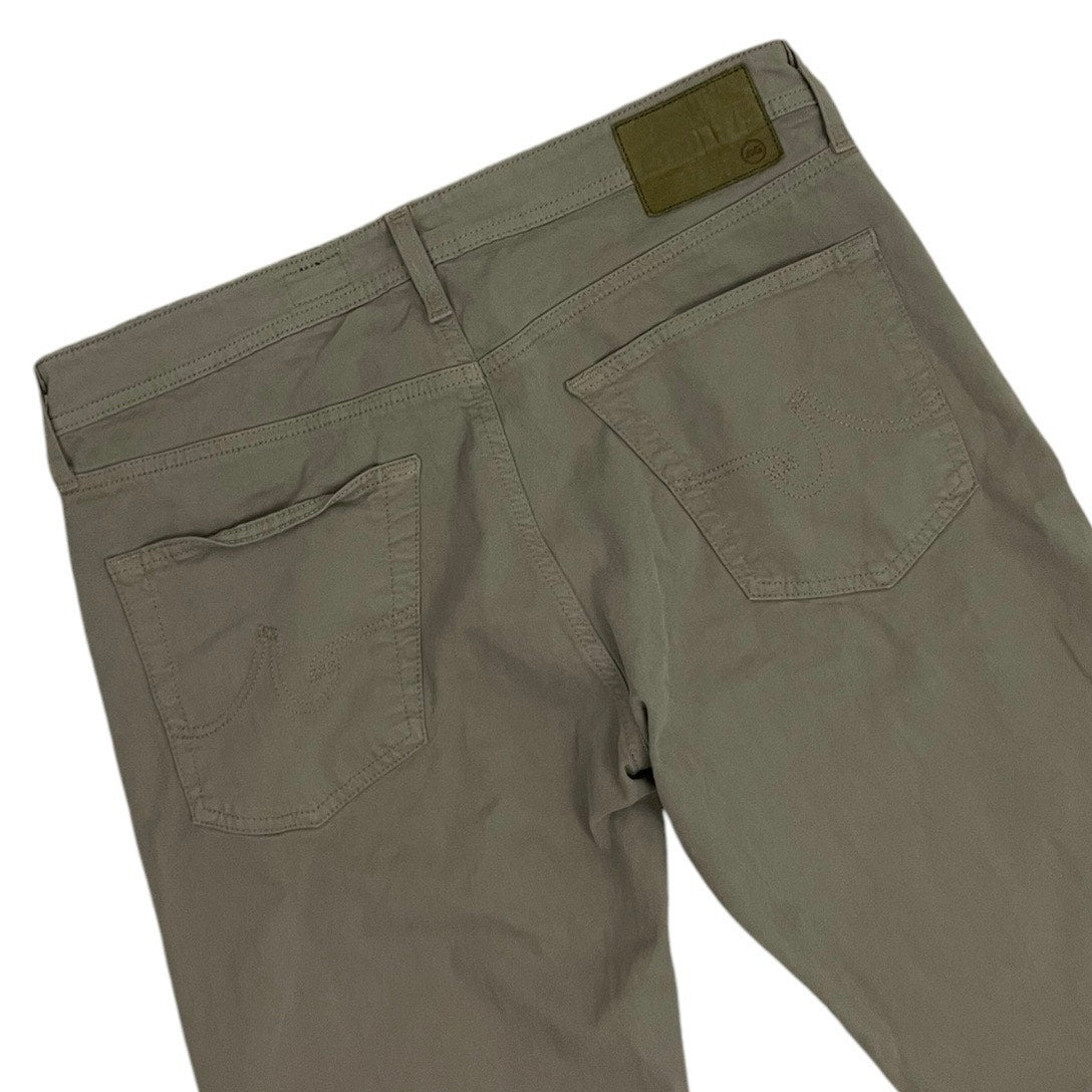 AG Adriano Goldschmied Beige The Protege Straight Leg Pants