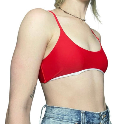 Red Padded Bikini Top