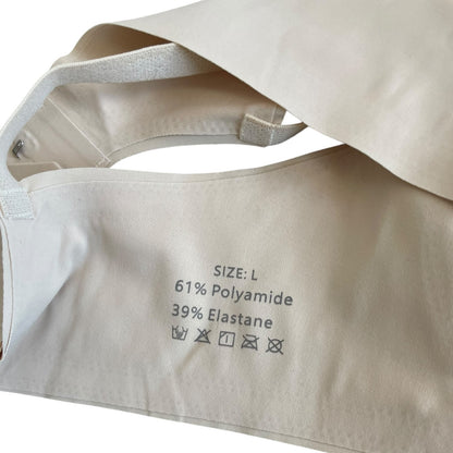 Nude Seamless Wireless Padded Bra