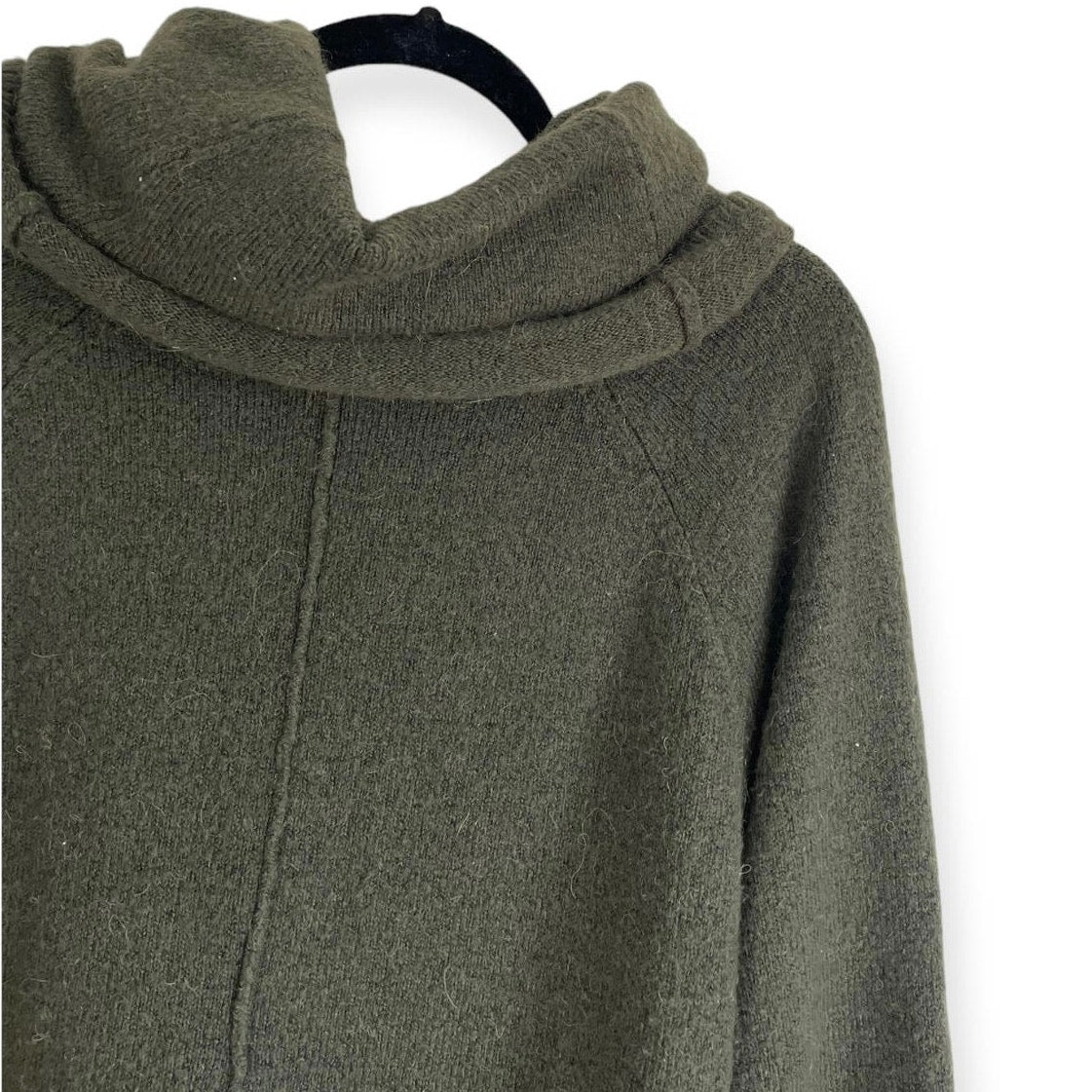 Jessica Simpson Dark Green Knit Cowl Neck Sweater