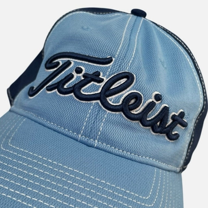 Titleist Blue Color Block Strapback Golf Hat