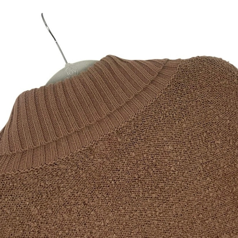 Pink Lily Knit Tan Turtleneck Sweater