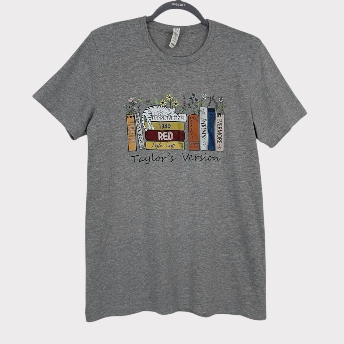 Bella + Canvas Grey Taylor's Version Short Sleeve Graphic Tee
