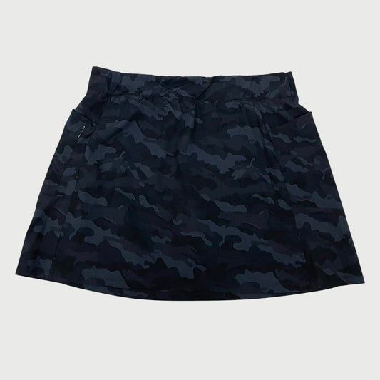 Grey Camouflage Active Mini Skirt