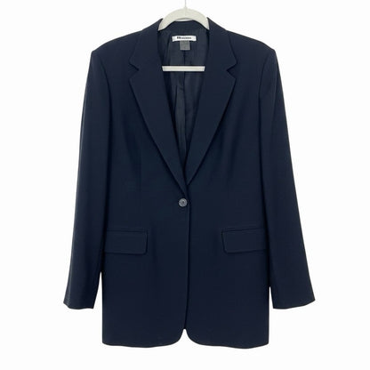 Nygard Navy Blue One Button Blazer