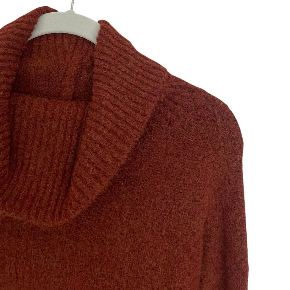 Staccato Burnt Orange Knit Turtleneck Sweater