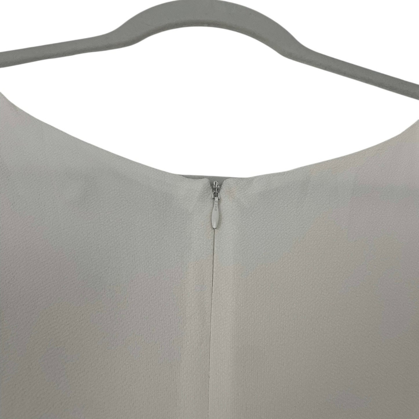 Belongsci Vintage Sheer White Bell Sleeve V-Neck Mini Dress