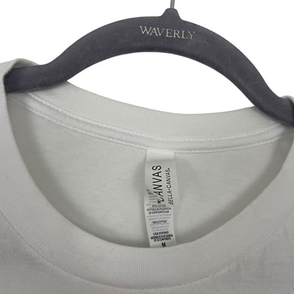 Bella + Canvas White & Blue Super! Short Sleeve Graphic Tee