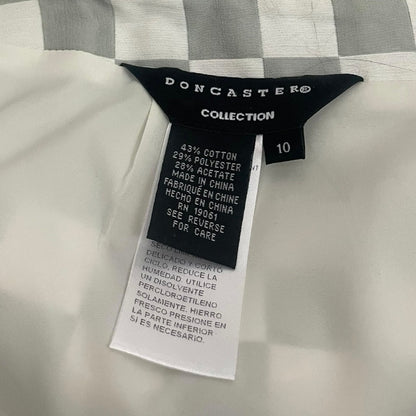 Doncaster Grey and White Checkered Skirt