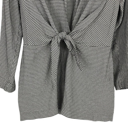 Francine Browner Vintage Black and White Gingham Blazer