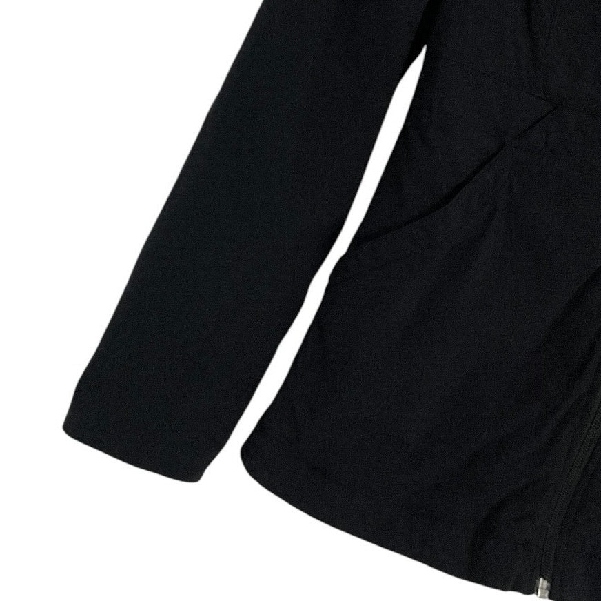 Lucy Flex Black Zip Up Urban Travel Coat