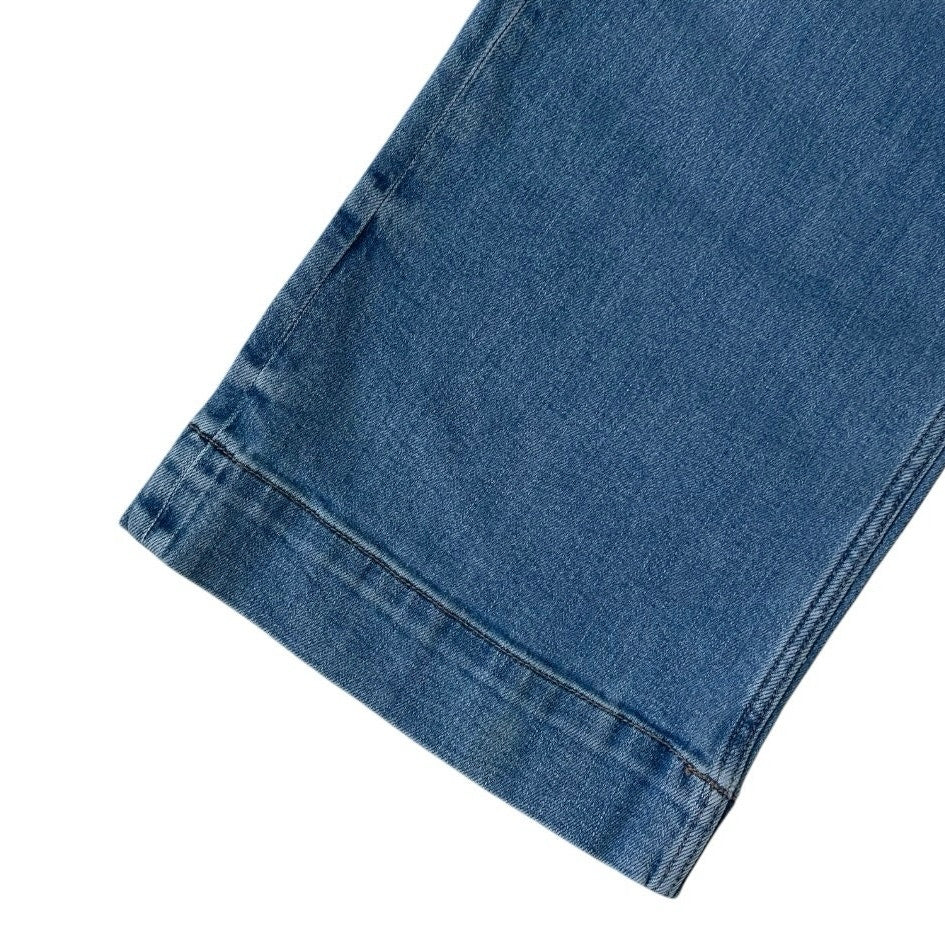 American Eagle Super High Rise Baggy Wide Leg Stretch Jeans