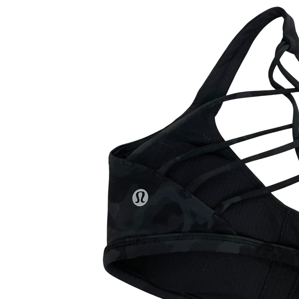 Lululemon Athletica Camouflage Strappy Back Active Sports Bra