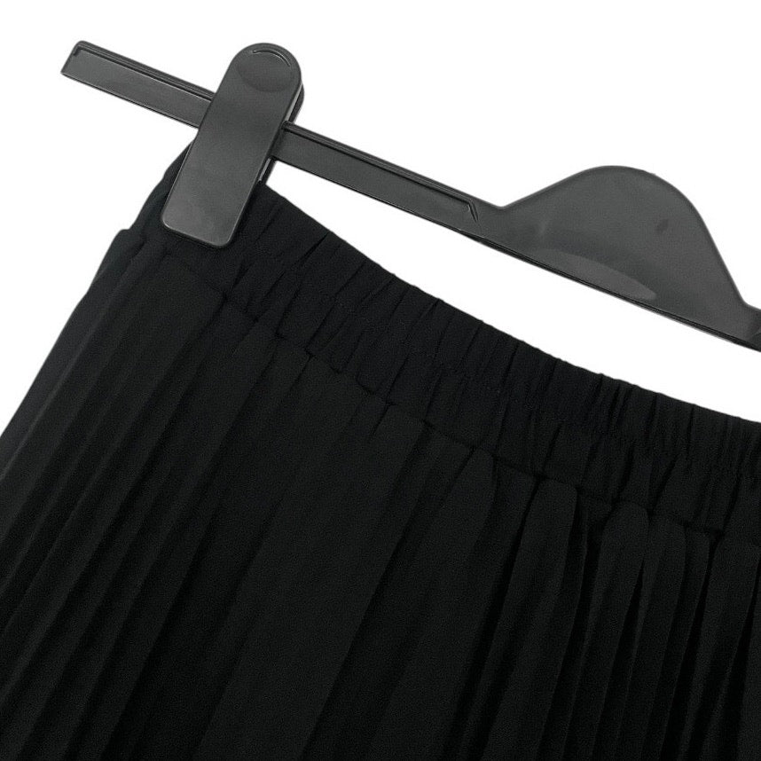 A New Day Black Pleated Maxi Skirt