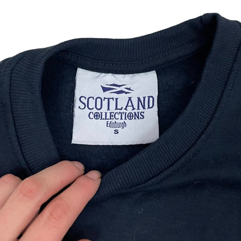 Scotland Collections Edinburgh Navy Blue Graphic Sweatshirt