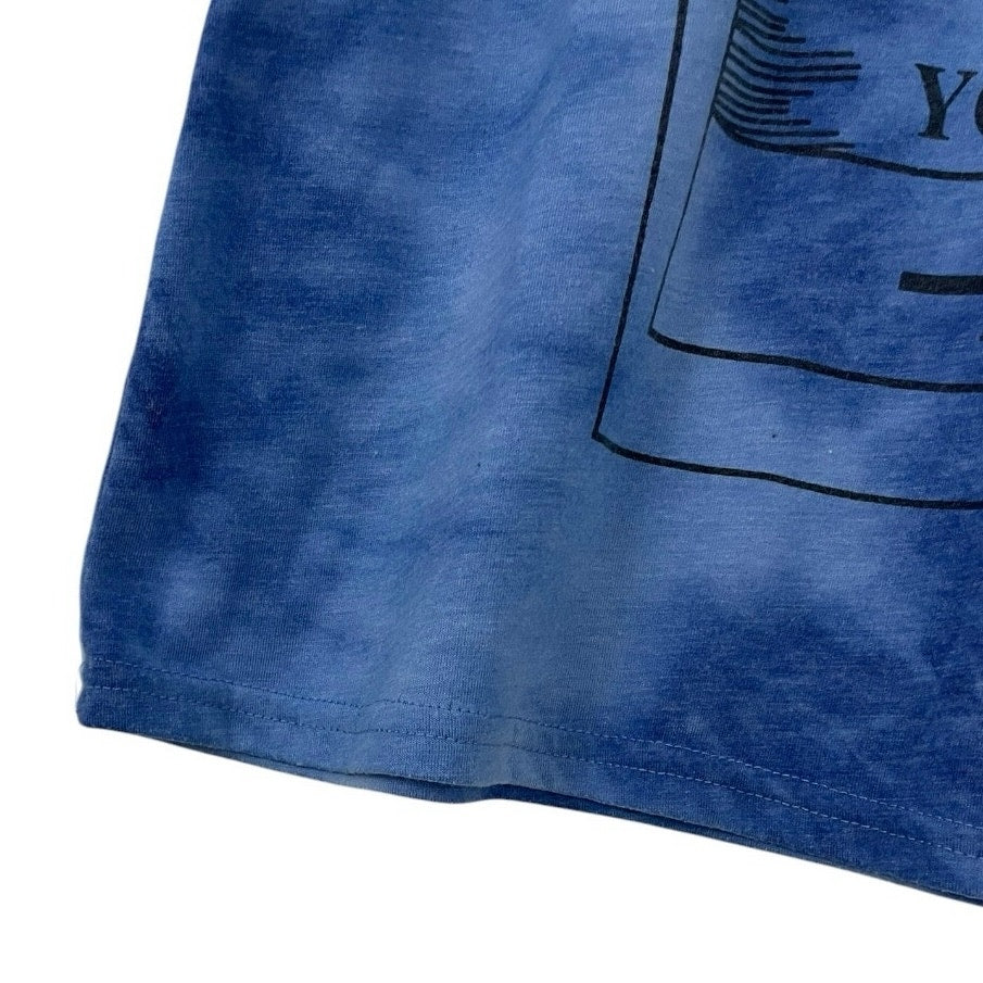 Blue Tie Dye Tarot Graphic Short Sleeve Tee