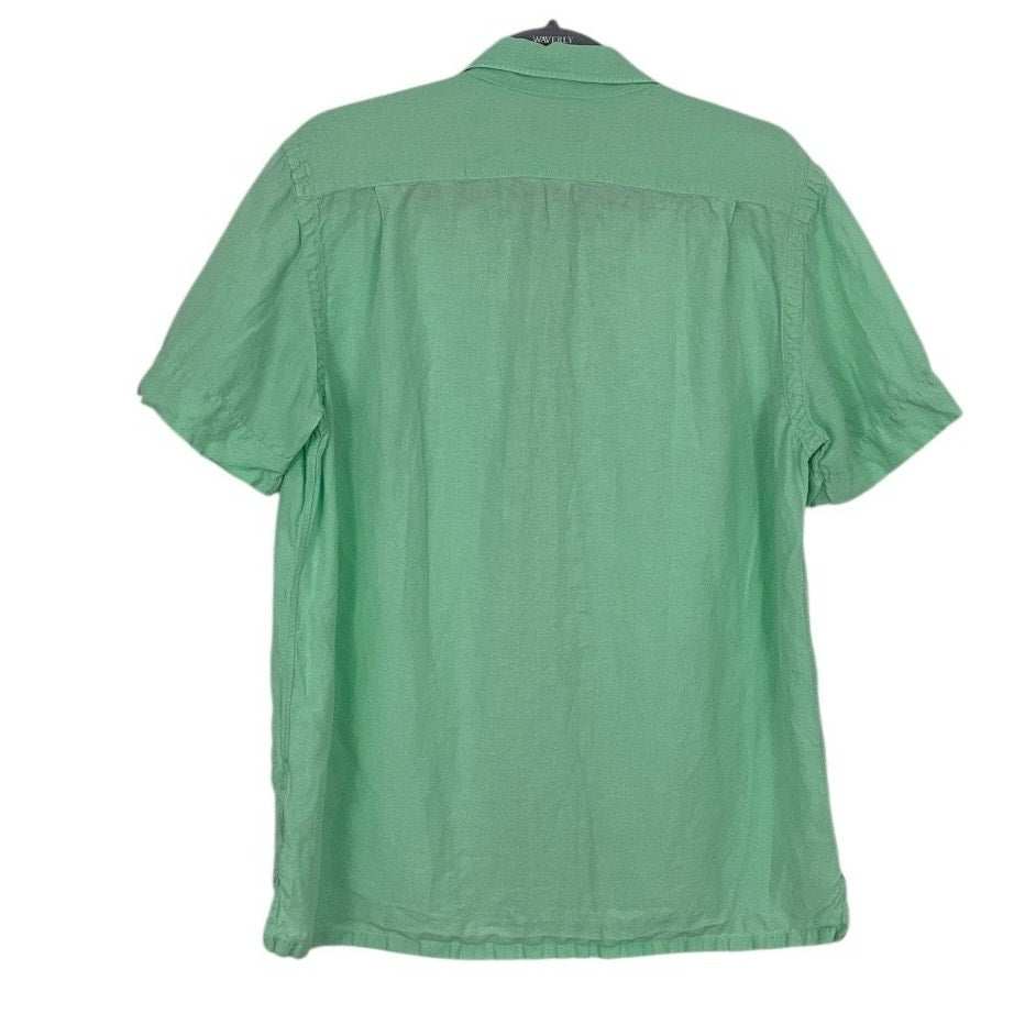 Polo Ralph Lauren Mens Turquoise Short Sleeve Button Down Shirt