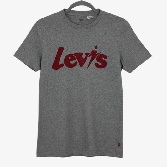 Levi's Grey & Red Short Sleeve Logo Graphic Tee