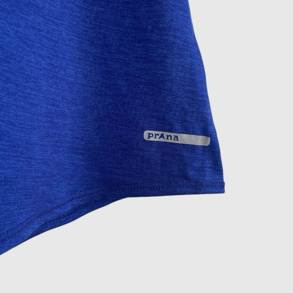 PrAna Blue Short Sleeve Athletic Top