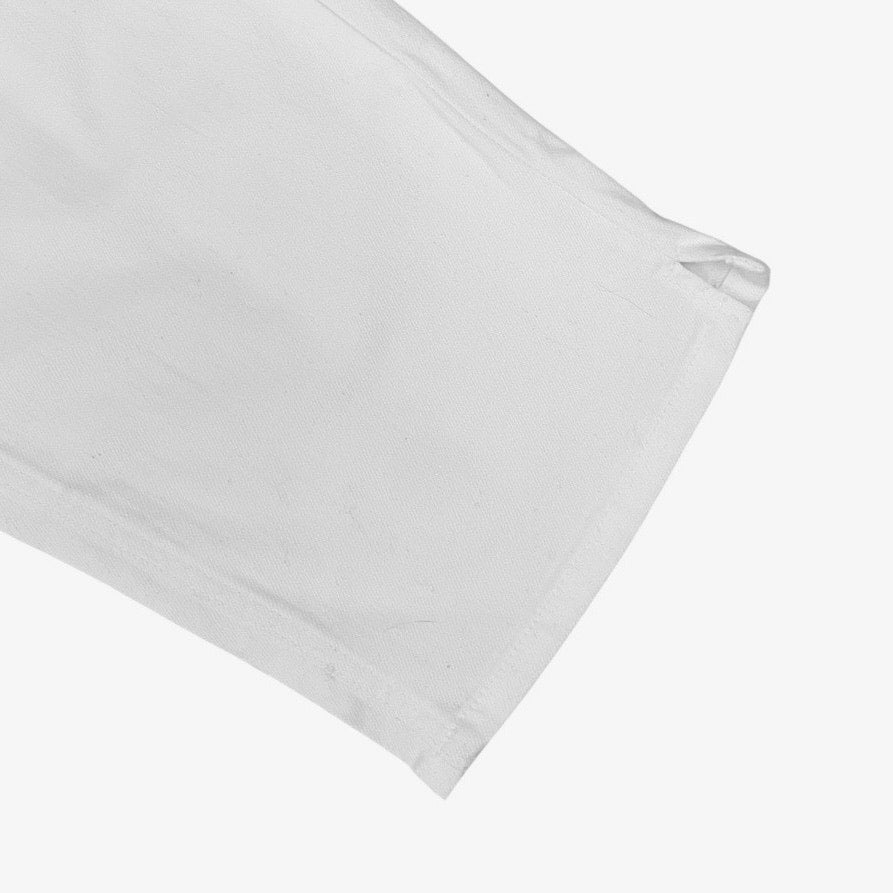 Talbots White Stretch Ankle Cropped Pants
