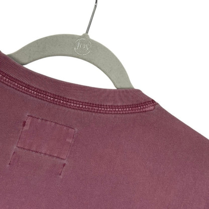 Goodfellow & Co Pink Distressed Cropped Short Sleeve Tee