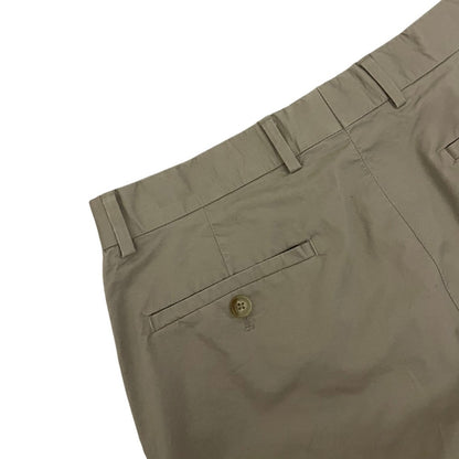 Michael Kors Mens Beige Flat Front Dress Pants