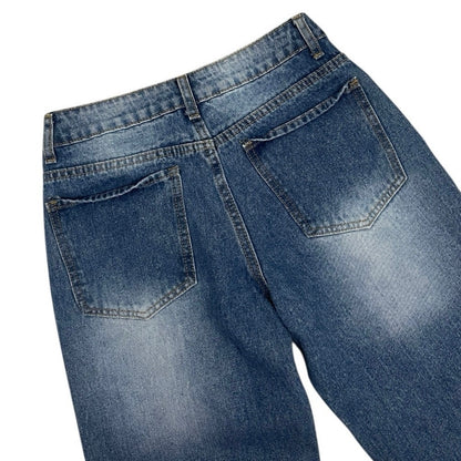 SHEIN Petite Wide Leg Jeans